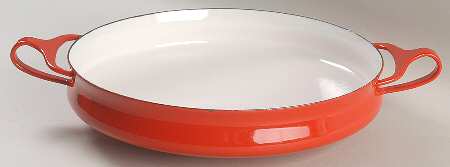 Kobenstyle Red (Older) 10" Metal Buffet Server