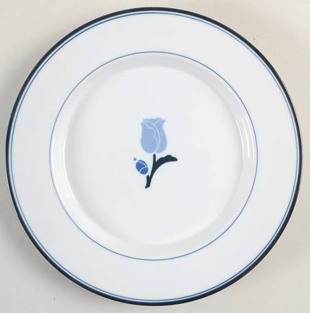 La Tulipe Blue Salad Plate