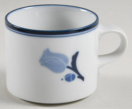 La Tulipe Blue Flat Cup