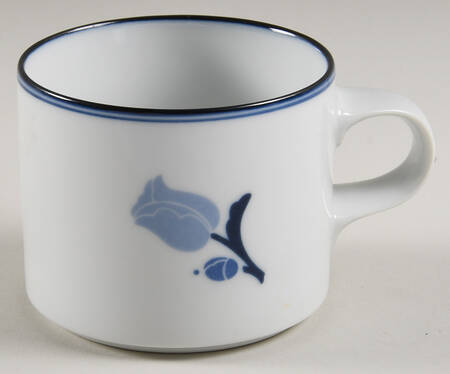 La Tulipe Blue Flat Cup