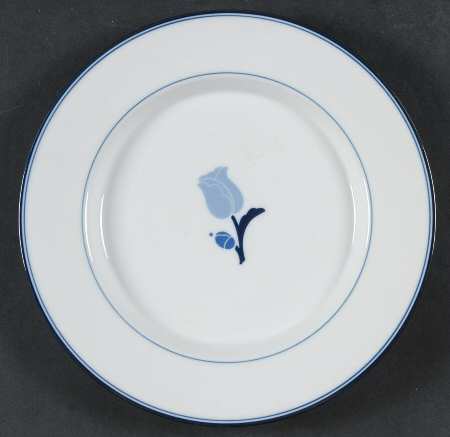 La Tulipe Blue Salad Plate