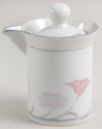 La Tulipe Grey Creamer & Lid