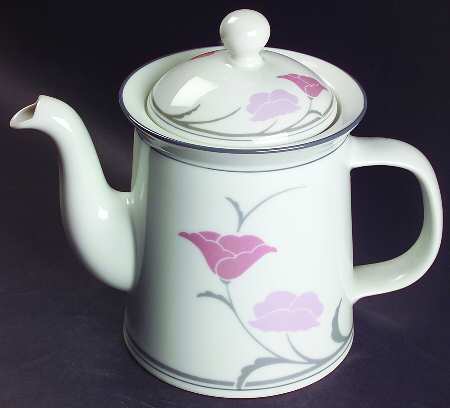 La Tulipe Grey Coffee Pot & Lid