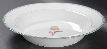 La Tulipe Grey Rim Soup Bowl