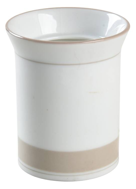 La Tulipe Taupe Sugar Bowl No Lid