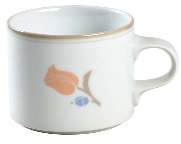 La Tulipe Taupe Flat Cup