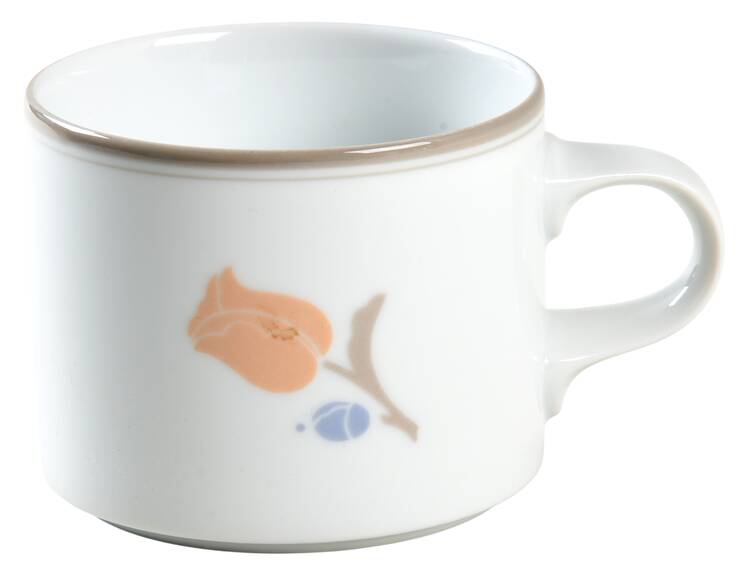 La Tulipe Taupe Flat Cup