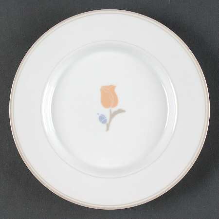 La Tulipe Taupe Bread & Butter Plate