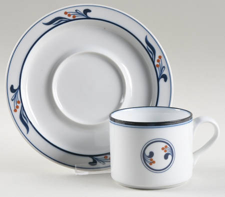 Lindholm Flat Cup & Saucer Set
