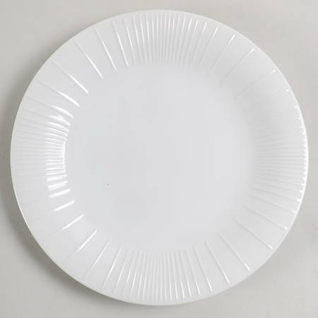 Linea White (Ribbed) Salad Plate by Dansk