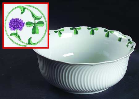 Lorraine 10" Large Salad Serving Bowl