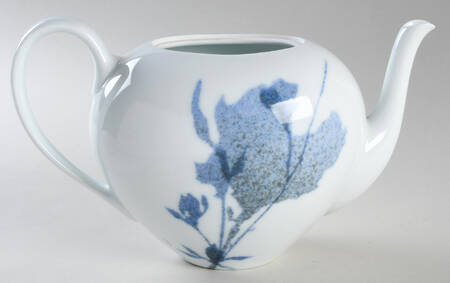 Magnolia Blue Tea/Coffee Pot No Lid