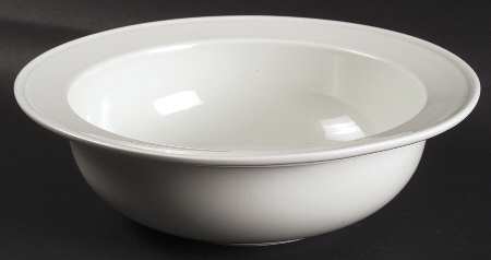 Statement White 9" Round Vegetable Bowl by Dansk