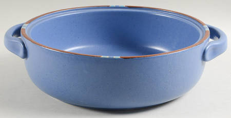 Mesa Sky Blue 2 Qt Round Covered Casserole No Lid