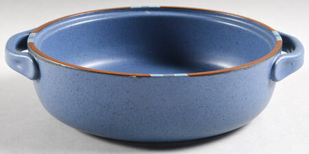 Mesa Sky Blue 2 Qt Round Covered Casserole No Lid