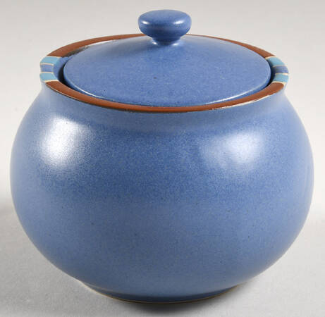 Mesa Sky Blue Sugar Bowl & Lid