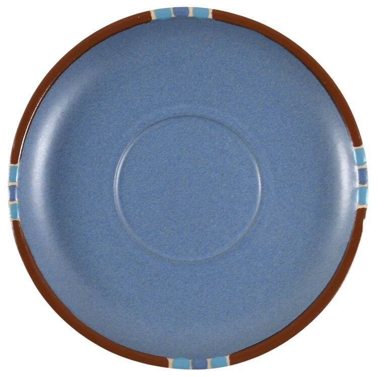 Mesa Sky Blue Saucer for Flat Cup