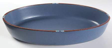 Mesa Sky Blue 15" Oval Baker