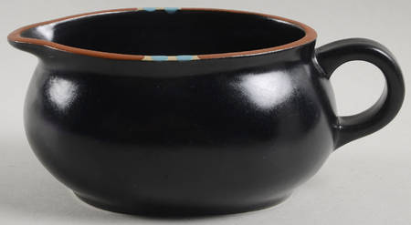 Mesa Black Gravy Boat