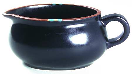 Mesa Black Gravy Boat