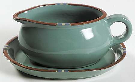 Mesa Turquoise Gravy Boat & Underplate