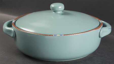 Mesa Turquoise 2 Qt Round Covered Casserole