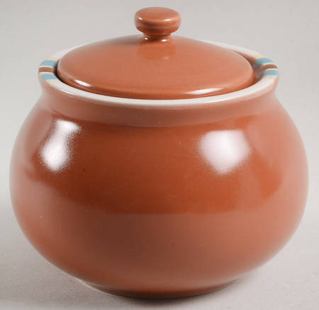 Mesa Terra Cotta Sugar Bowl & Lid