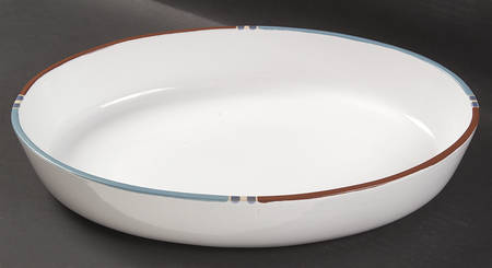 Mesa White Sand (Made in Portugal) 15" Oval Baker