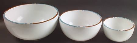 Mesa White Sand (Made in Portugal) (3 Piece) Mixing Bowl Set
