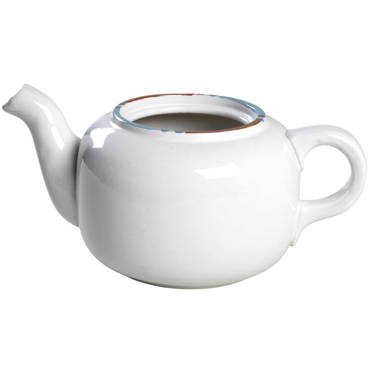 Mesa White Sand (Made in Portugal) Tea/Coffee Pot No Lid
