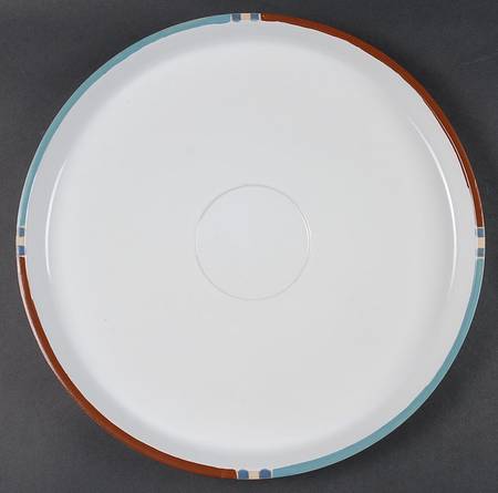 Mesa White Sand (Made in Portugal) Chip/Dip Plate (Uses Ramekin)