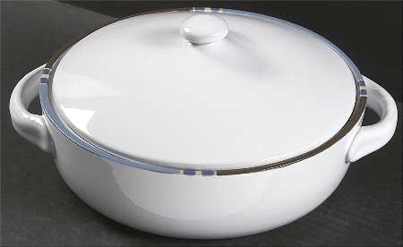 Mesa White Sand (Made in Portugal) 2 Qt Round Covered Casserole