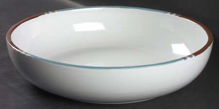 Mesa White Sand (Made in Portugal) Round Shallow Bowl