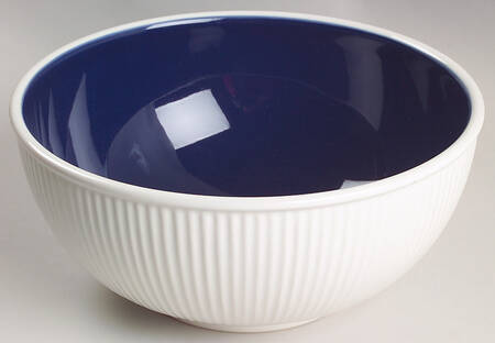Miss Match Blue 8" Salad Serving Bowl