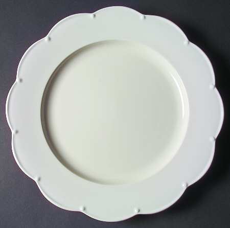 Miss Match White 13" Chop Plate (Round Platter)