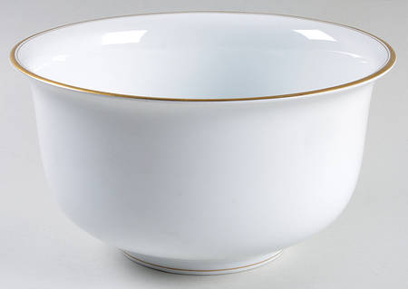 Monogram Gold 9" Round Vegetable Bowl