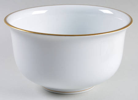 Monogram Gold 7" Round Vegetable Bowl