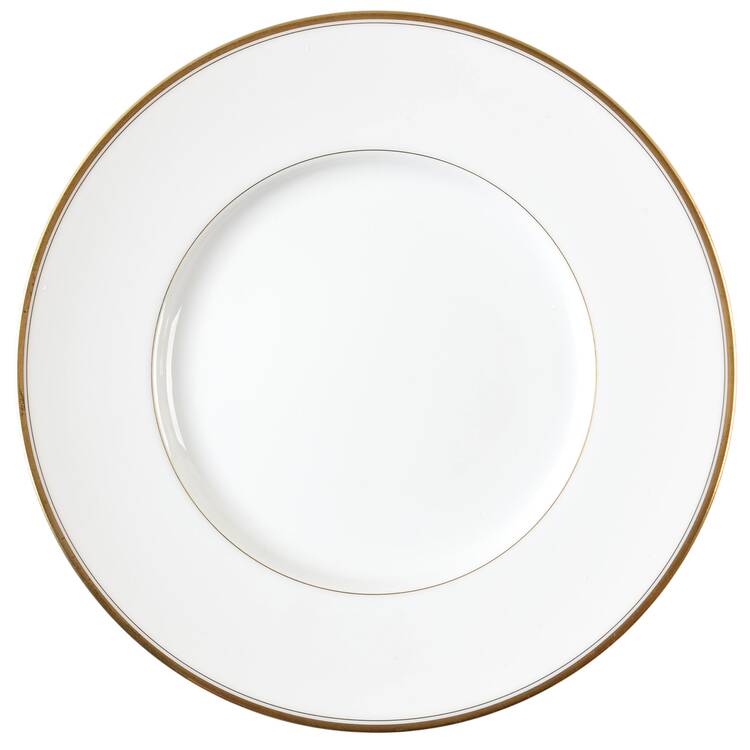 Monogram Gold Salad Plate