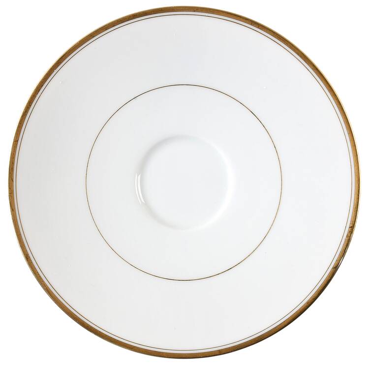 Monogram Gold Saucer