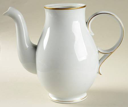 Monogram Gold Coffee Pot No Lid