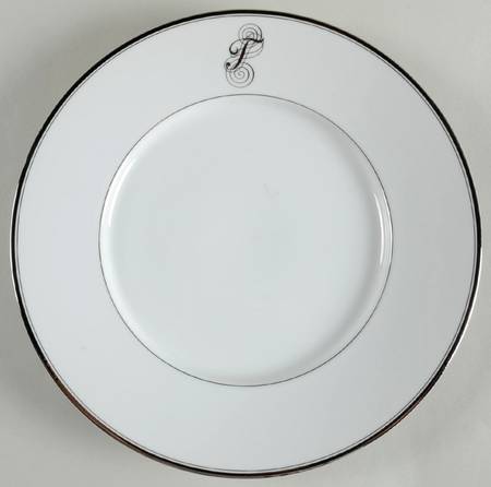 Monogram Platinum Dinner Plate