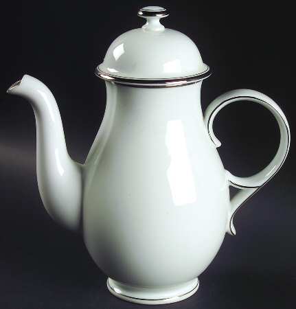 Monogram Platinum Coffee Pot & Lid