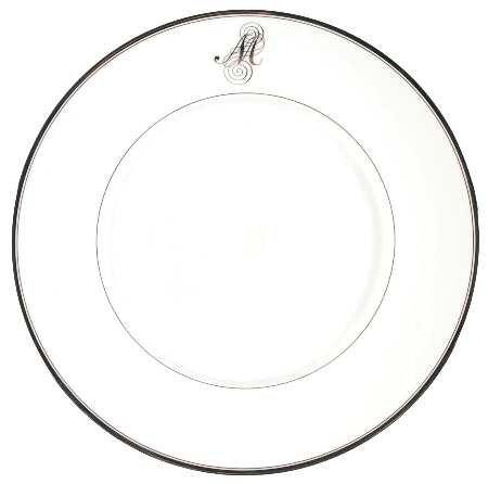 Monogram Platinum Dinner Plate