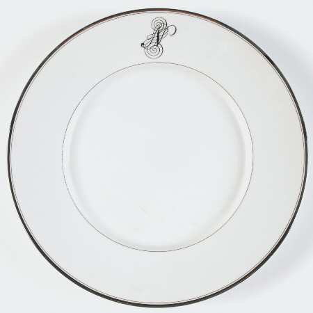 Monogram Platinum Dinner Plate