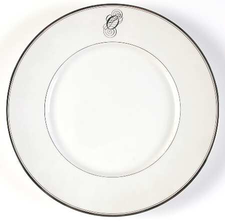 Monogram Platinum Dinner Plate
