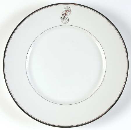Monogram Platinum Dinner Plate