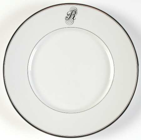 Monogram Platinum Dinner Plate