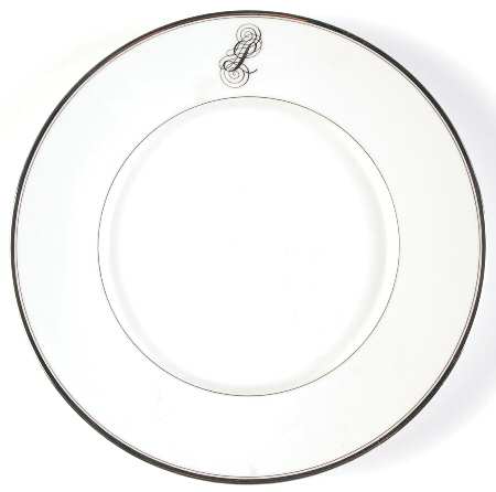 Monogram Platinum Dinner Plate