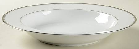 Monogram Platinum Large Rim Soup Bowl