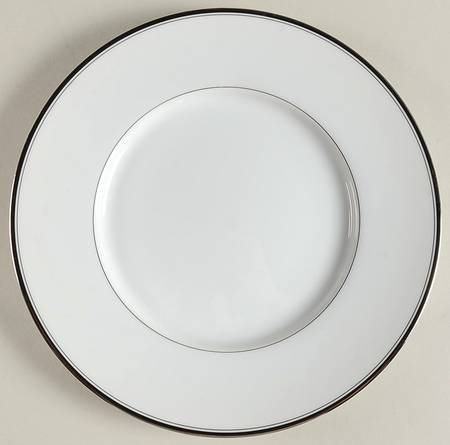 Monogram Platinum Luncheon Plate